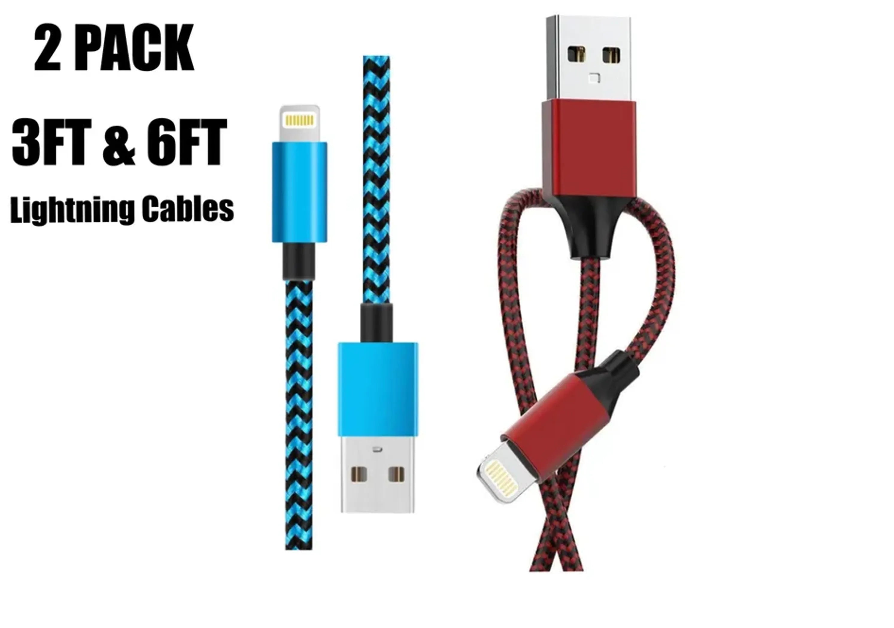 iPhone Charger Nylon Braided Fast Charging