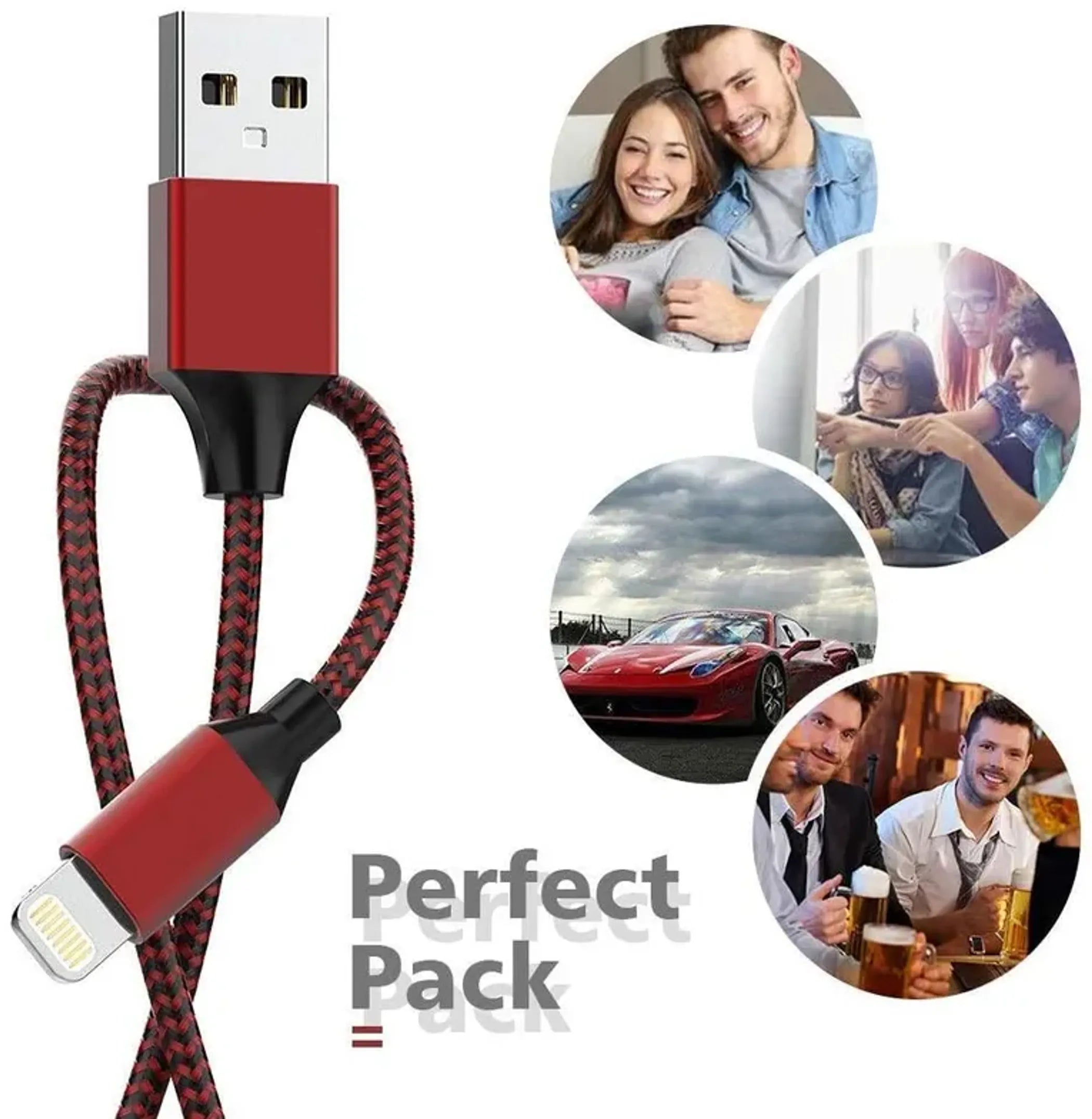 iPhone Charger Nylon Braided Fast Charging