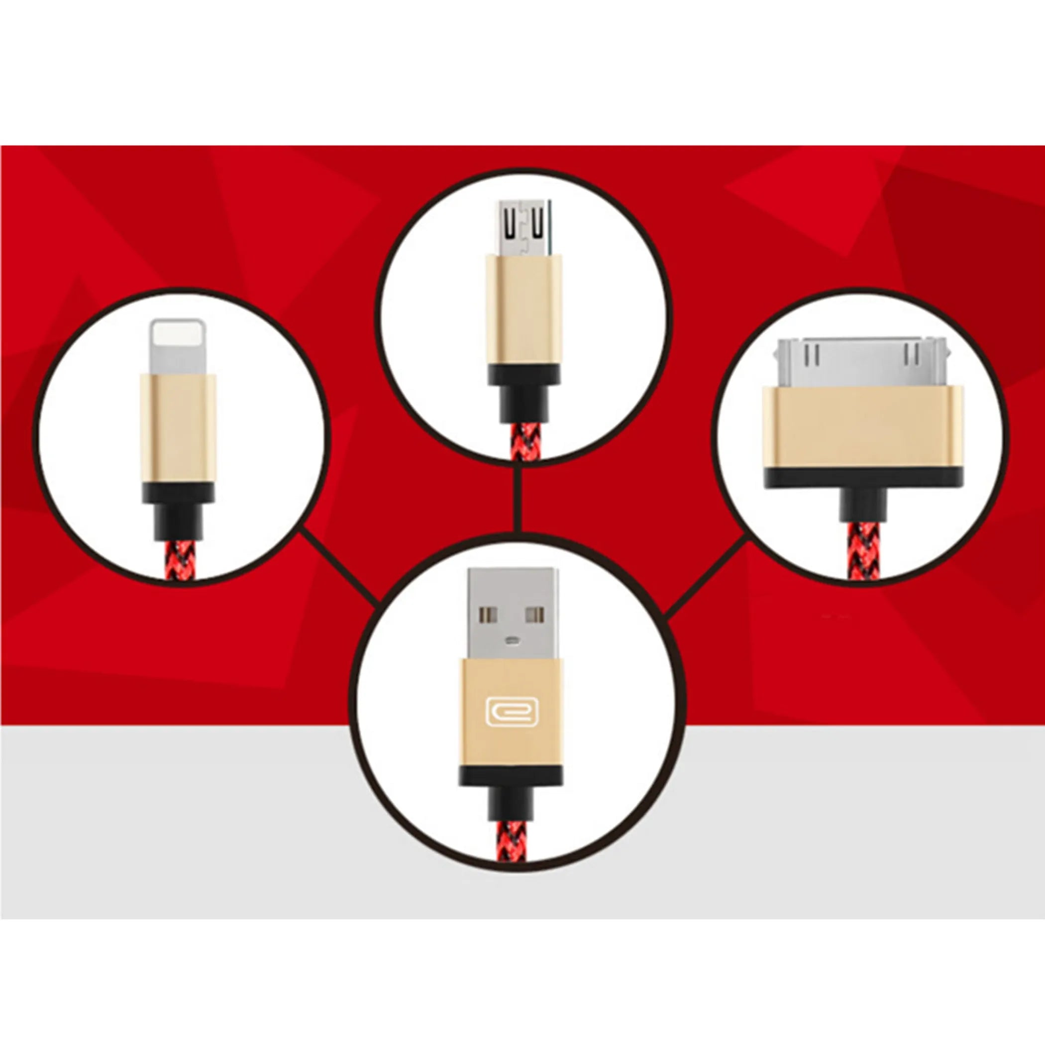 in  Durable M iPhone Android Micro Usb Cable High Speed Charging Data Cable