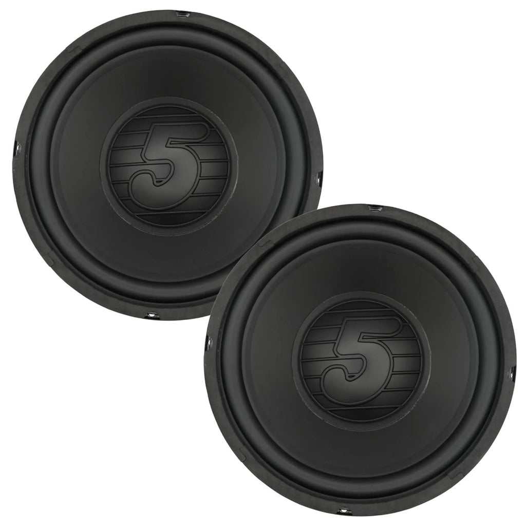 10 Inch Woofer Pair 300W Car Subwoofer 4Ohm Replacement Deep Sub w Poly Cone
