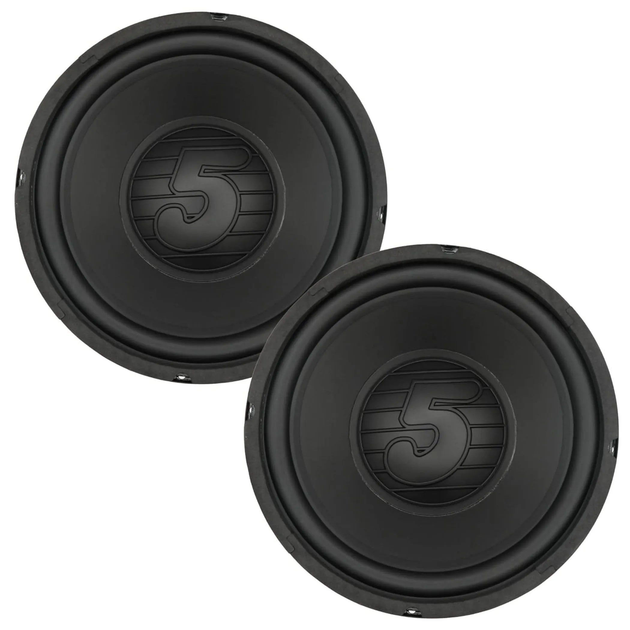 10 Inch Woofer Pair 300W Car Subwoofer 4Ohm Replacement Deep Sub w Poly Cone