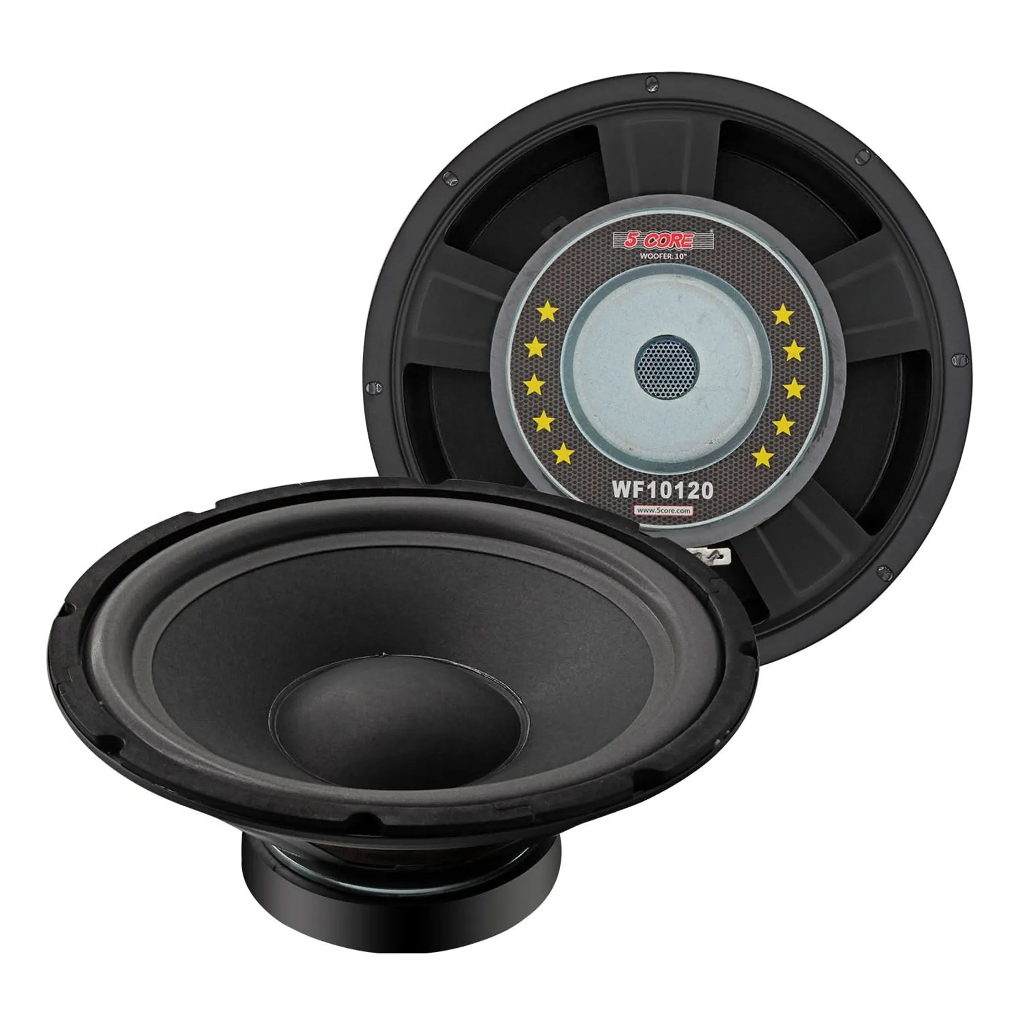 10 inch Subwoofer Speaker 600W Peak 4Ohm Car Replacement Sub Woofers