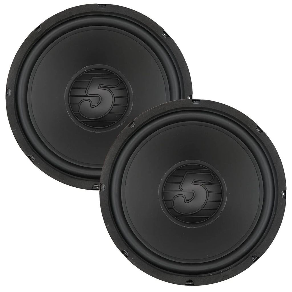 12 Inch Woofer Pair 400W Car Subwoofer 4Ohm Replacement Deep Sub w Poly Cone