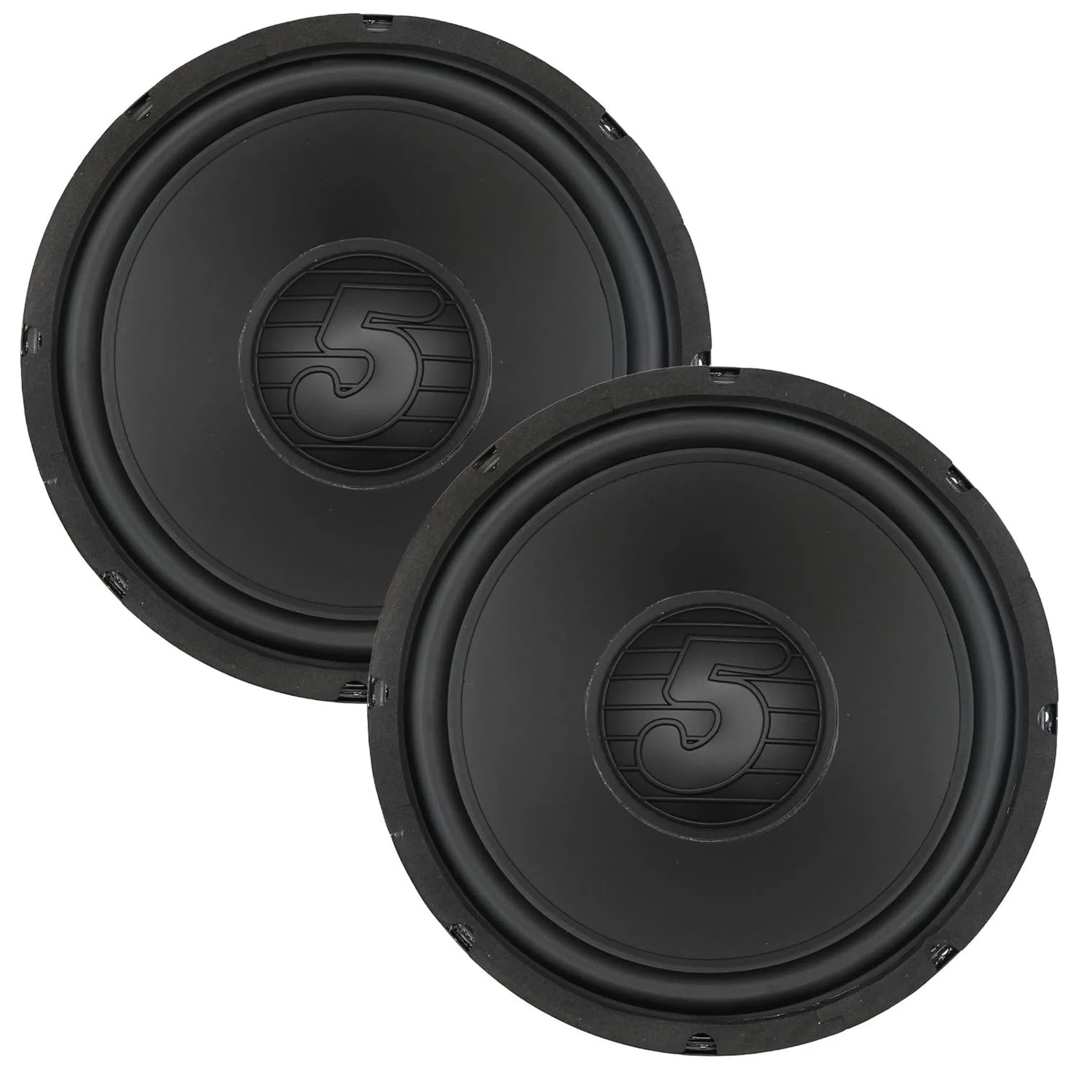12 Inch Woofer Pair 400W Car Subwoofer 4Ohm Replacement Deep Sub w Poly Cone