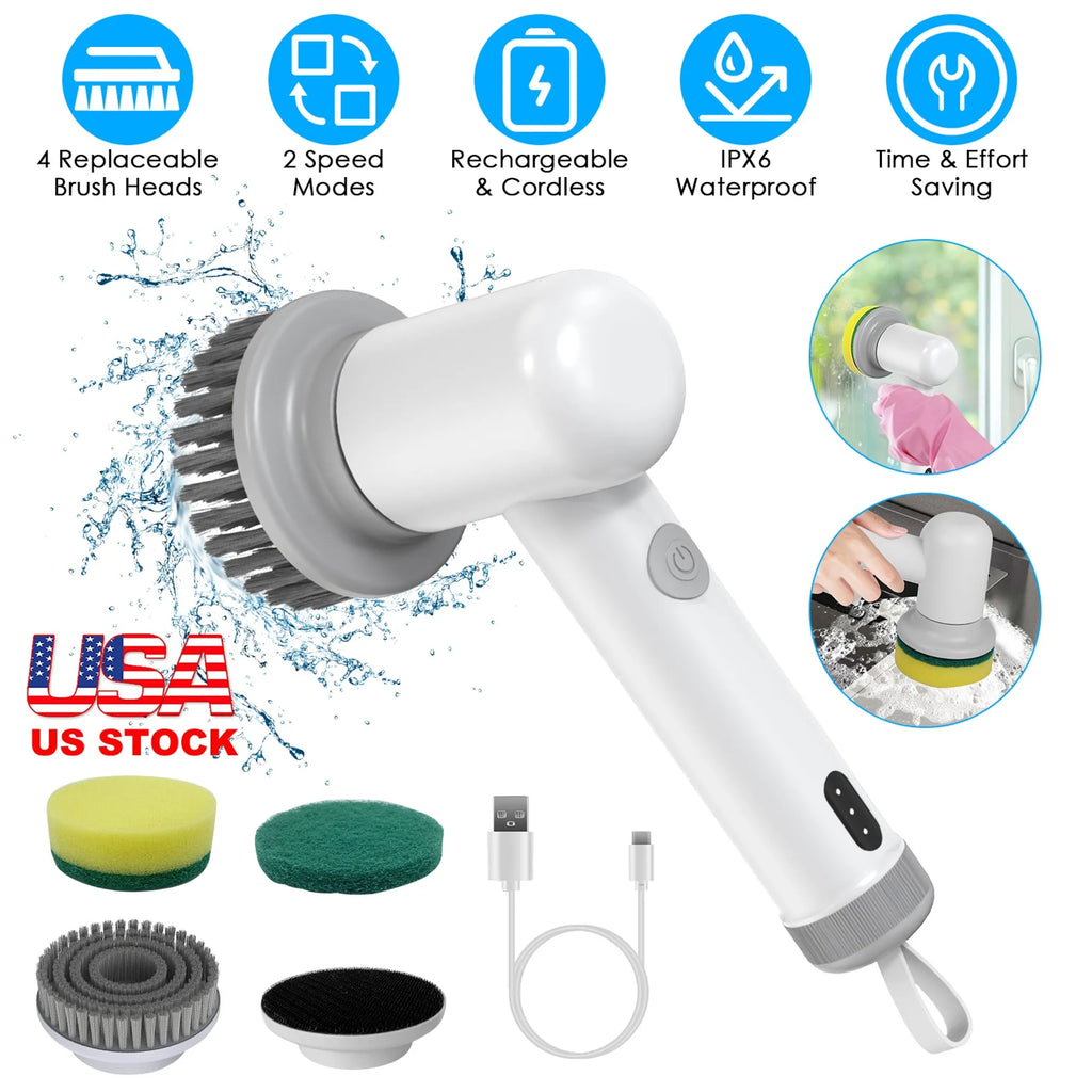 Electric Handheld Spin Scrubber