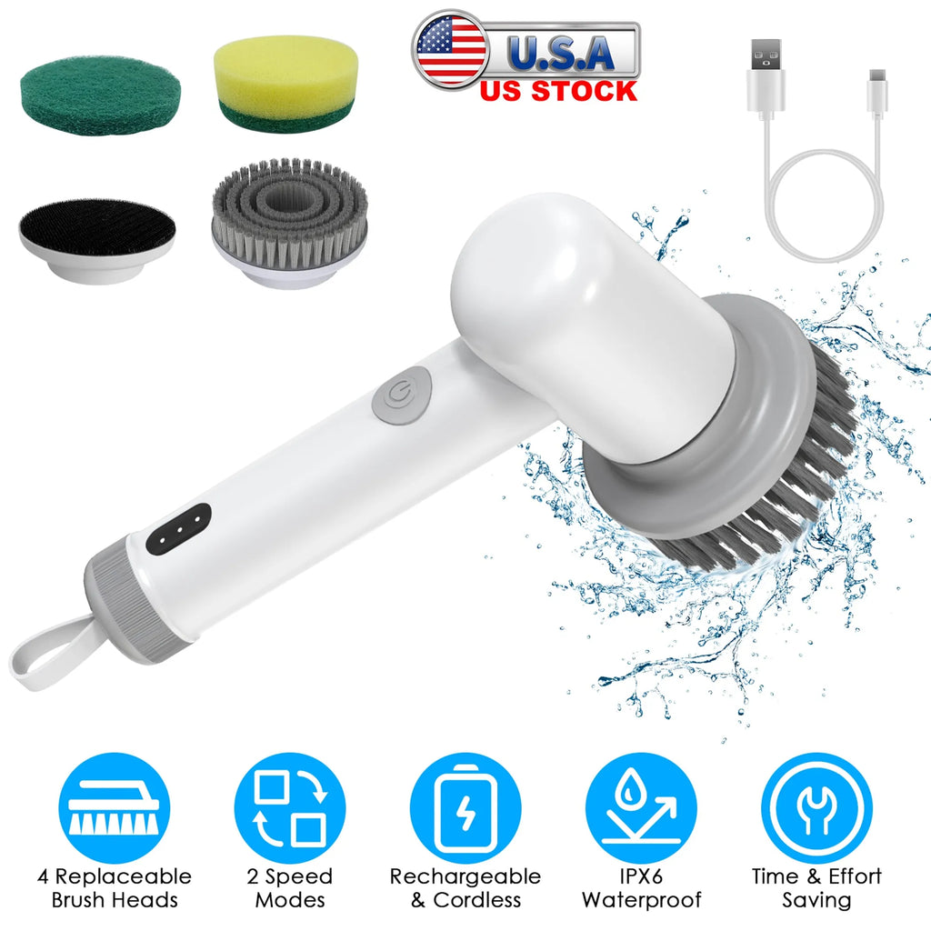 Electric Handheld Spin Scrubber