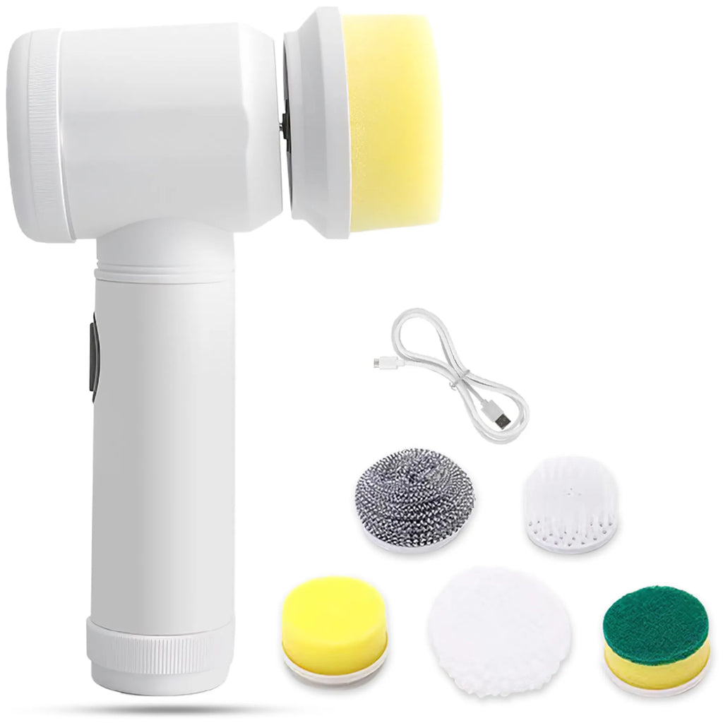 Cordless Cleaning Brush Handheld Electric Spin Scrubber