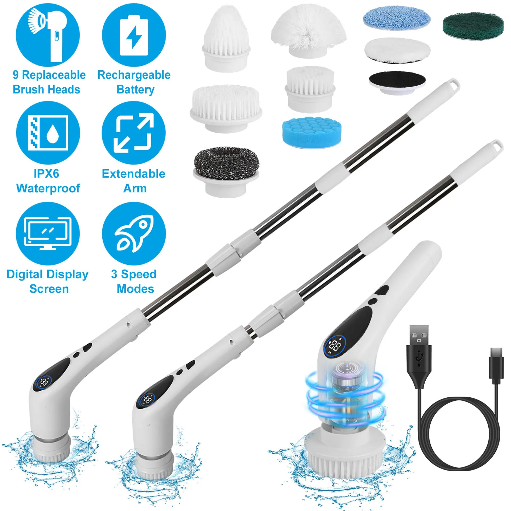 Electric Spin Scrubber