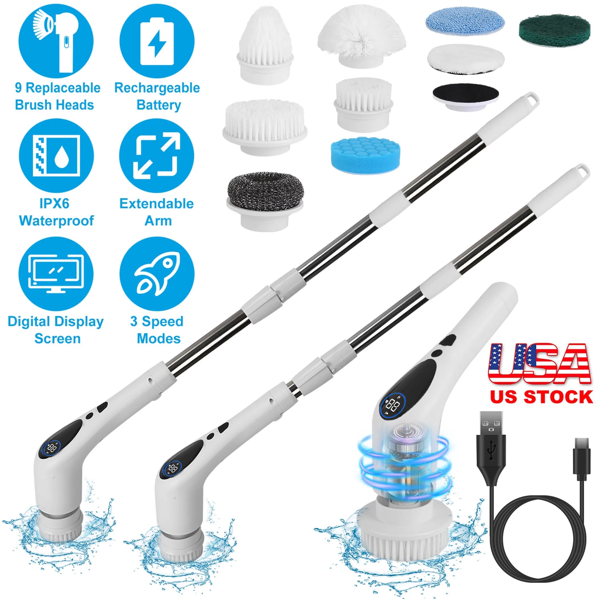 Electric Spin Scrubber