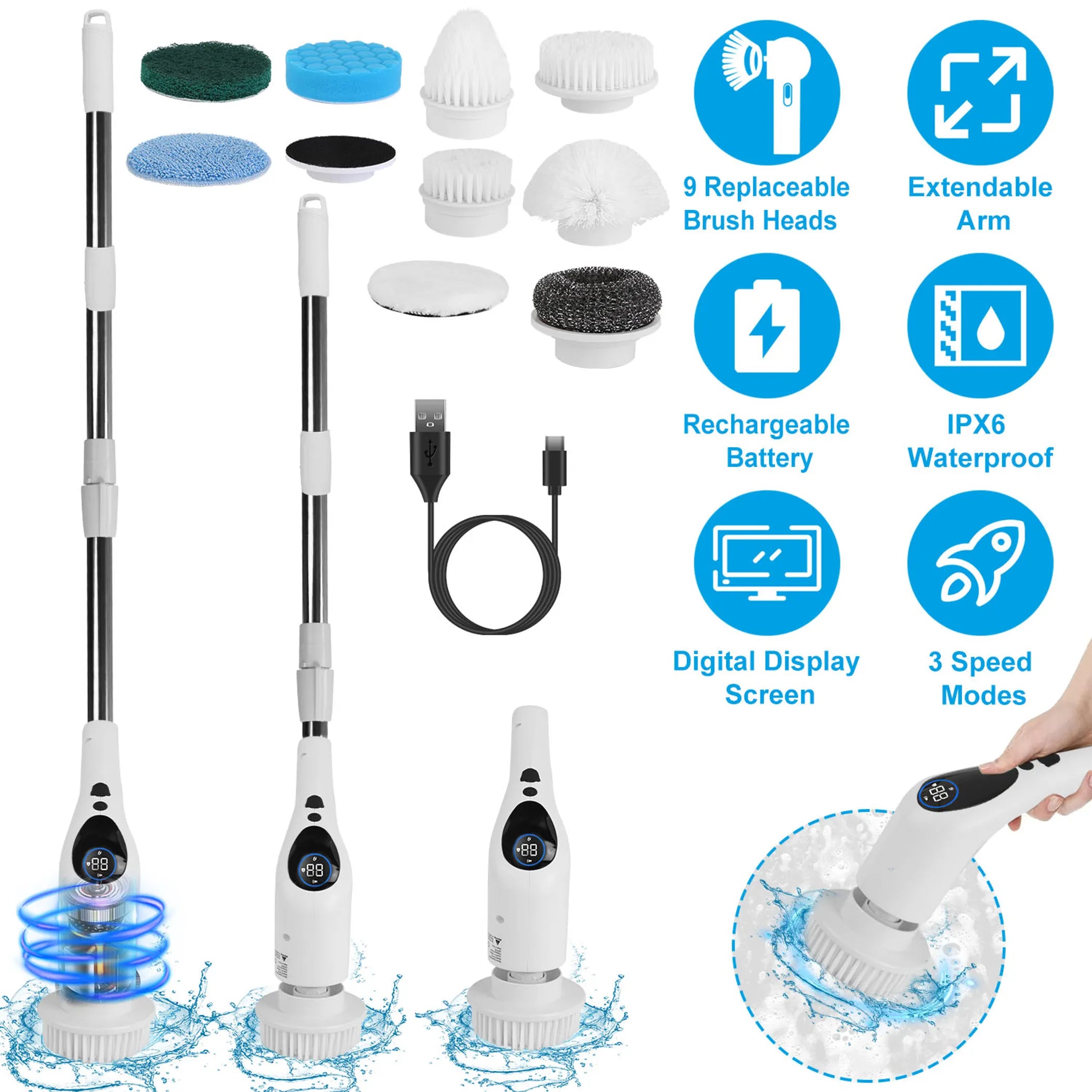 Electric Spin Scrubber