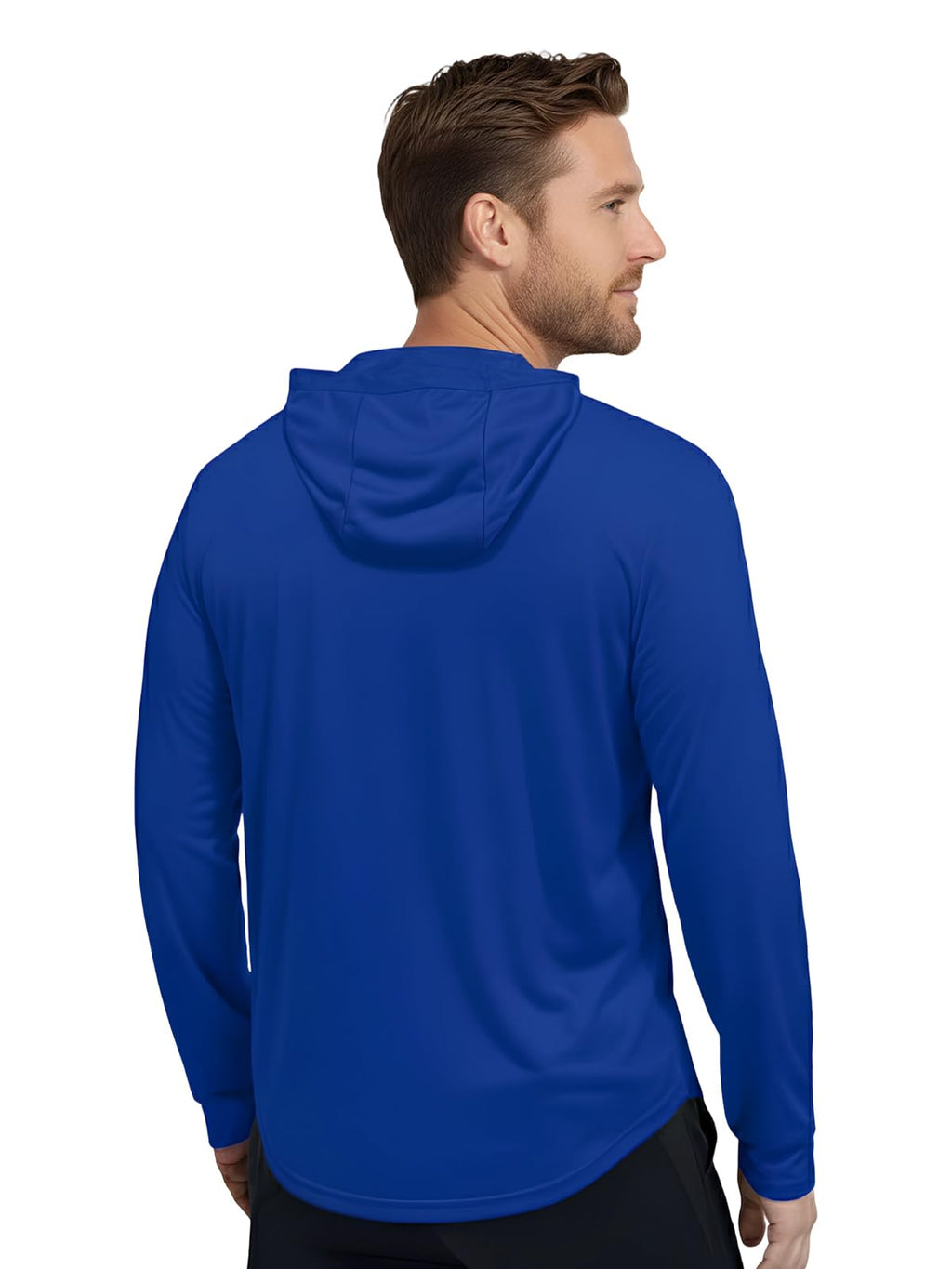 Mens Hoodies Long-Sleeve Shirts - UPF 50+ Sun Protection Shirts Lightweight Fishing Athletic Hoodies