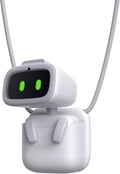 Aibi Pocket Pet - Wearable Robot | ChatGPT Powered AI Companion with Voice Commands, Emotional Interaction, Singing & Dancing | Magnetically Attaches to Anywhere | Ultra Portable