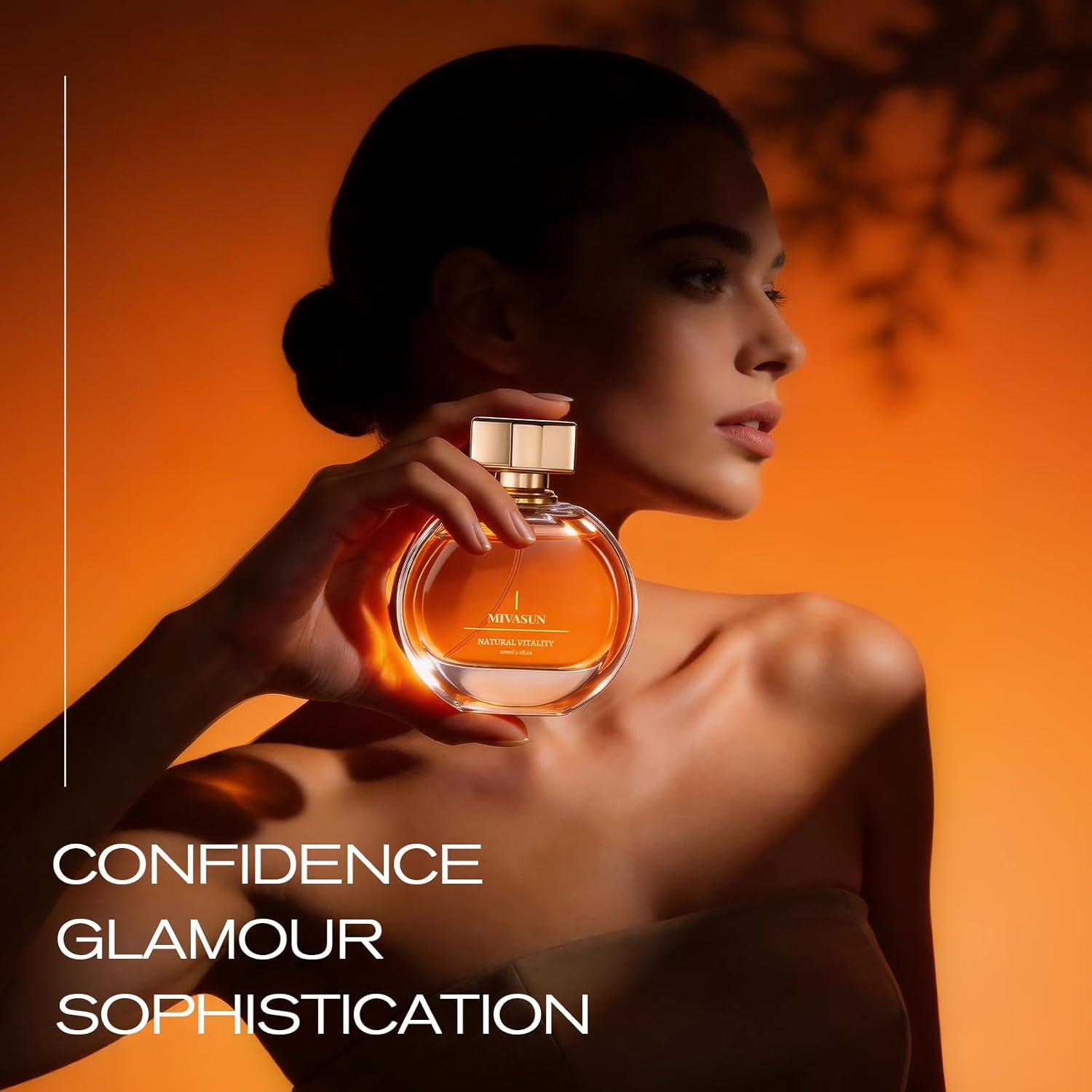 MivaSun Luxury Eau de Parfum, 100ml/3.4 fl.oz, Long Lasting Floral Fruity Perfumes for Women with Honeydew, Orchid & Rose, Elegant Date Night & Daily Signature Scent, Getter Gift for Date & Work