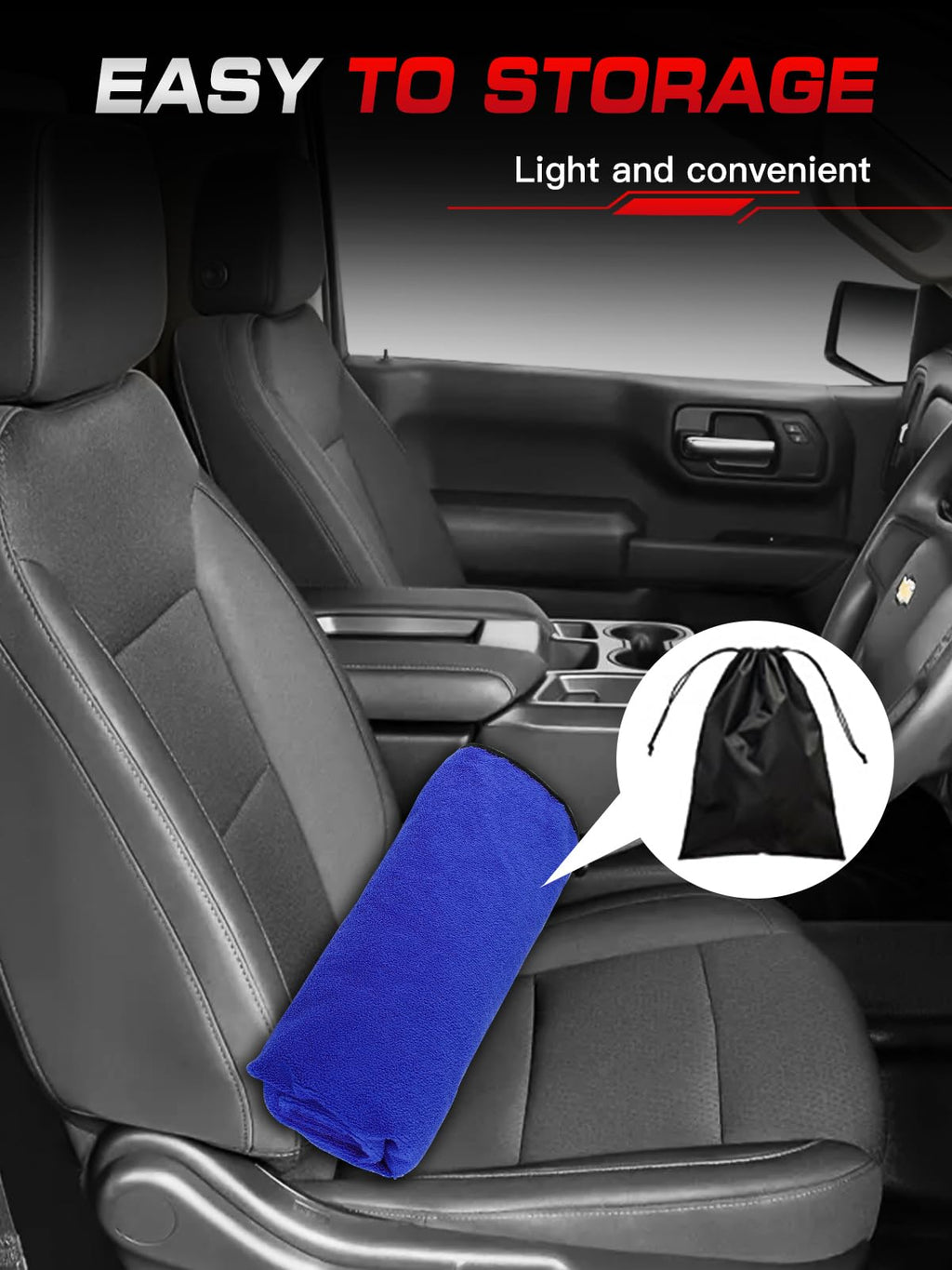 1160g Heavy Duty Towel Car Seat Cover, Sweatproof Absorbent Microfiber Rear Seat Protector for Gym Beach Athletes, Universal Fit Waterproof Back Seat Mat for Sedans SUV Minivans(Black, 1PC)