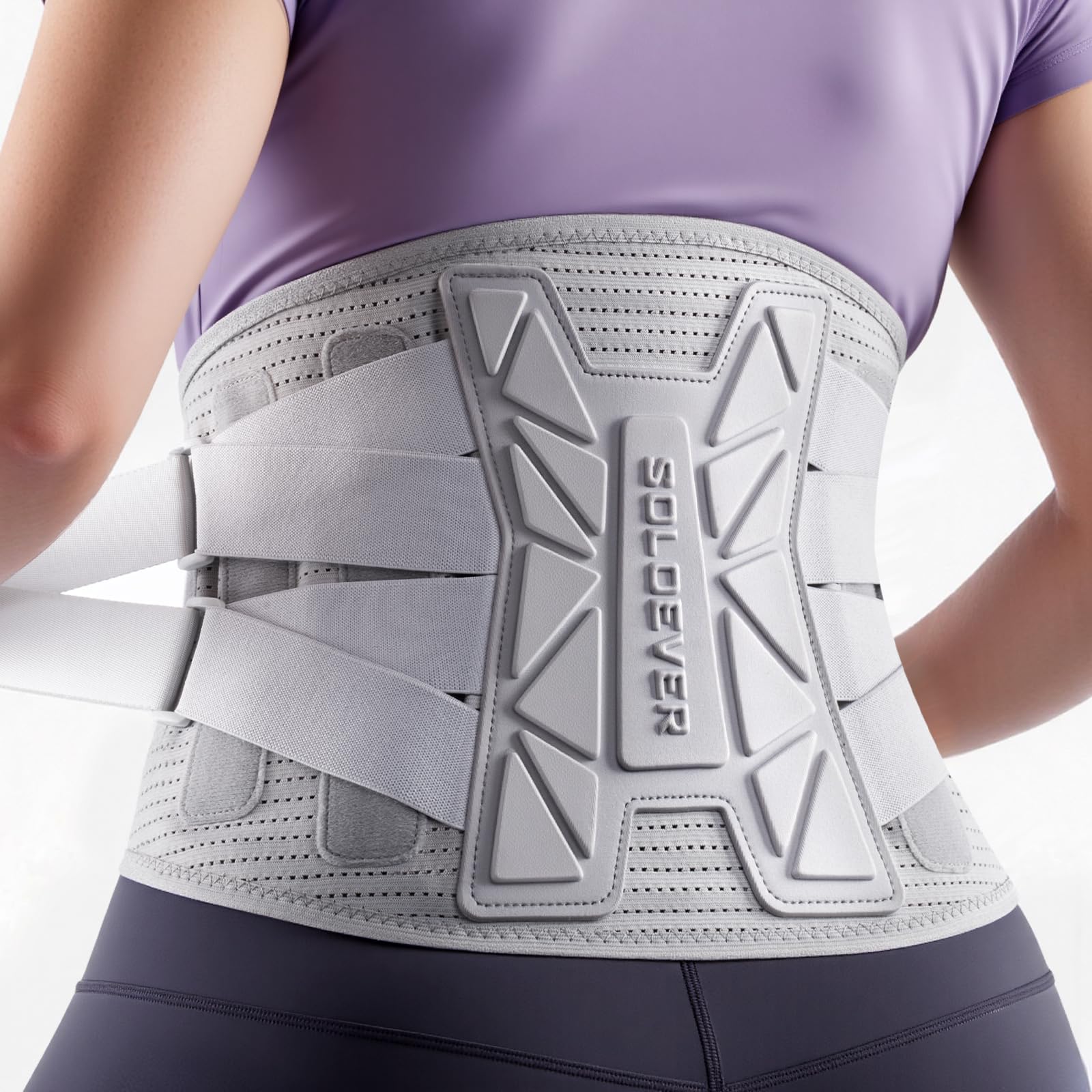 Back Brace for Women Lower Back Pain Relief [Medical-Grade & Stronger Support] Back Support Brace with Adjustable Strap System - Back Support Belt for Herniated Disc, Sciatica, Arthritis,Scoliosis