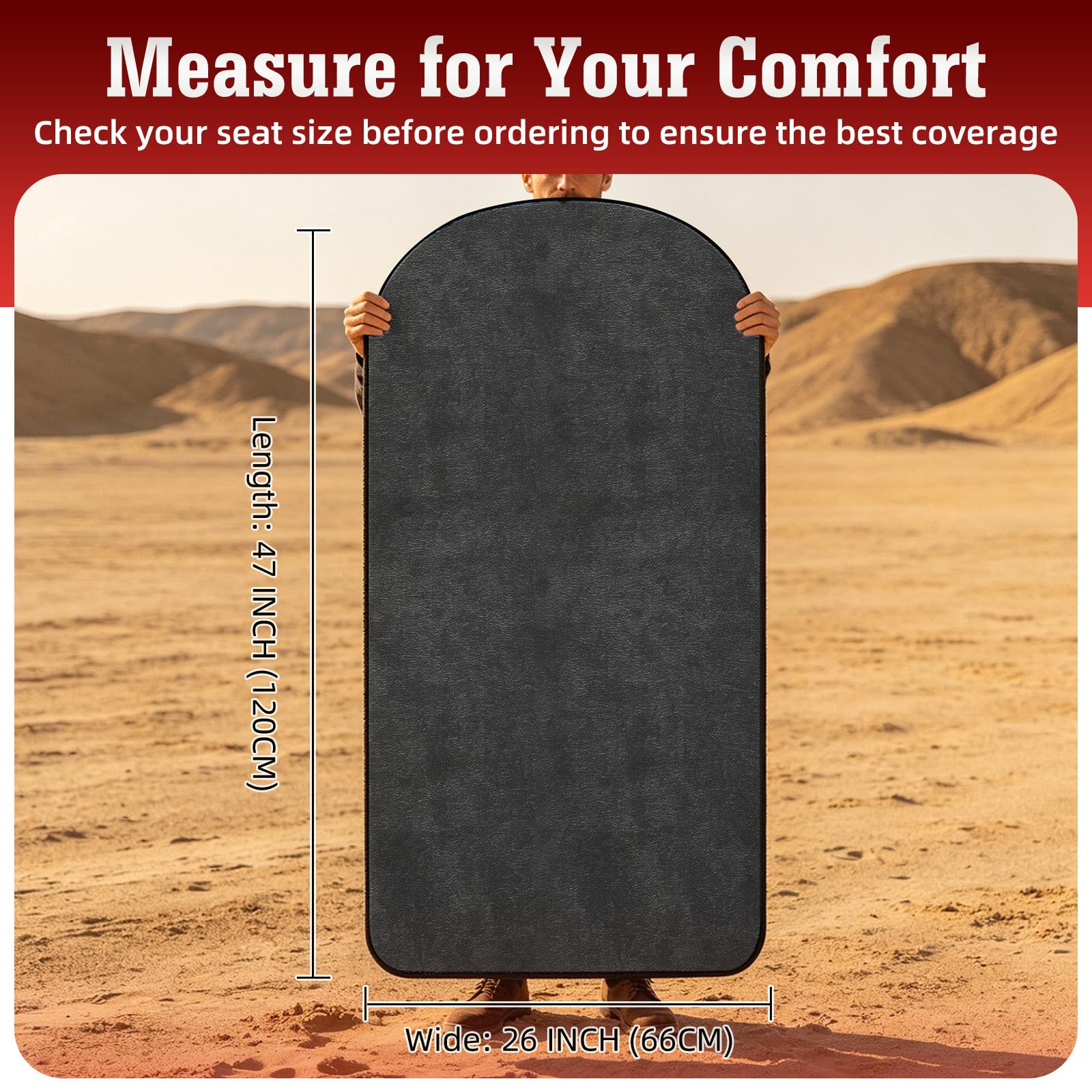 1160g Heavy Duty Towel Car Seat Cover, Sweatproof Absorbent Microfiber Rear Seat Protector for Gym Beach Athletes, Universal Fit Waterproof Back Seat Mat for Sedans SUV Minivans(Black, 1PC)