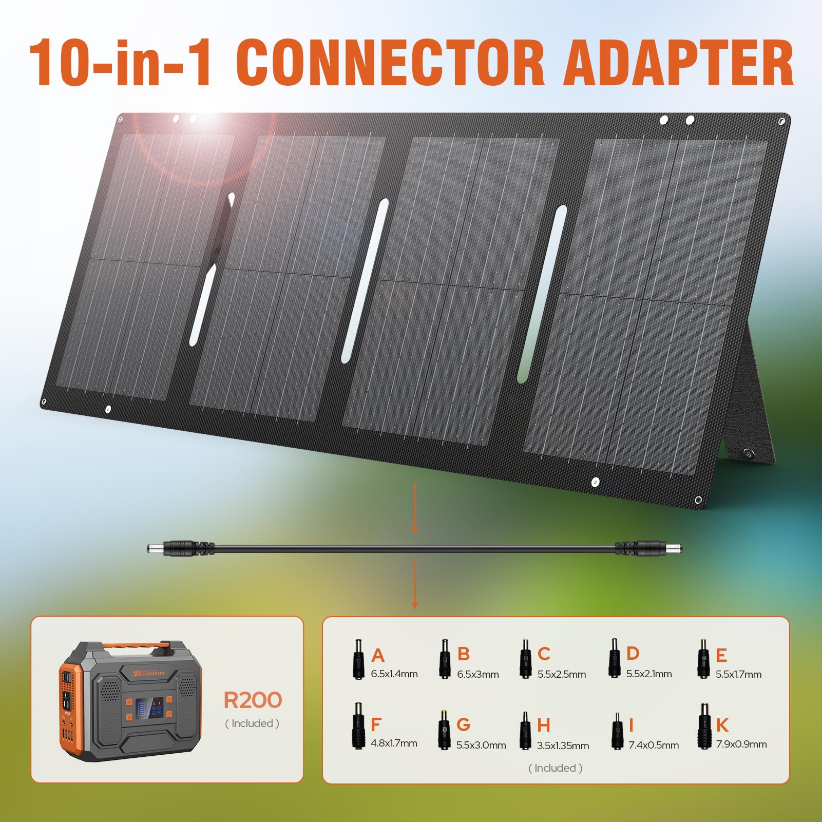 Portable Power Station 300W Solar Generator 280Wh(without Solar Panel), 110V Portable Power Bank with AC Outlet Pure Sine Wave, DC, USB QC3.0, External Battery Power Pack for Camping RV Outdoor Use