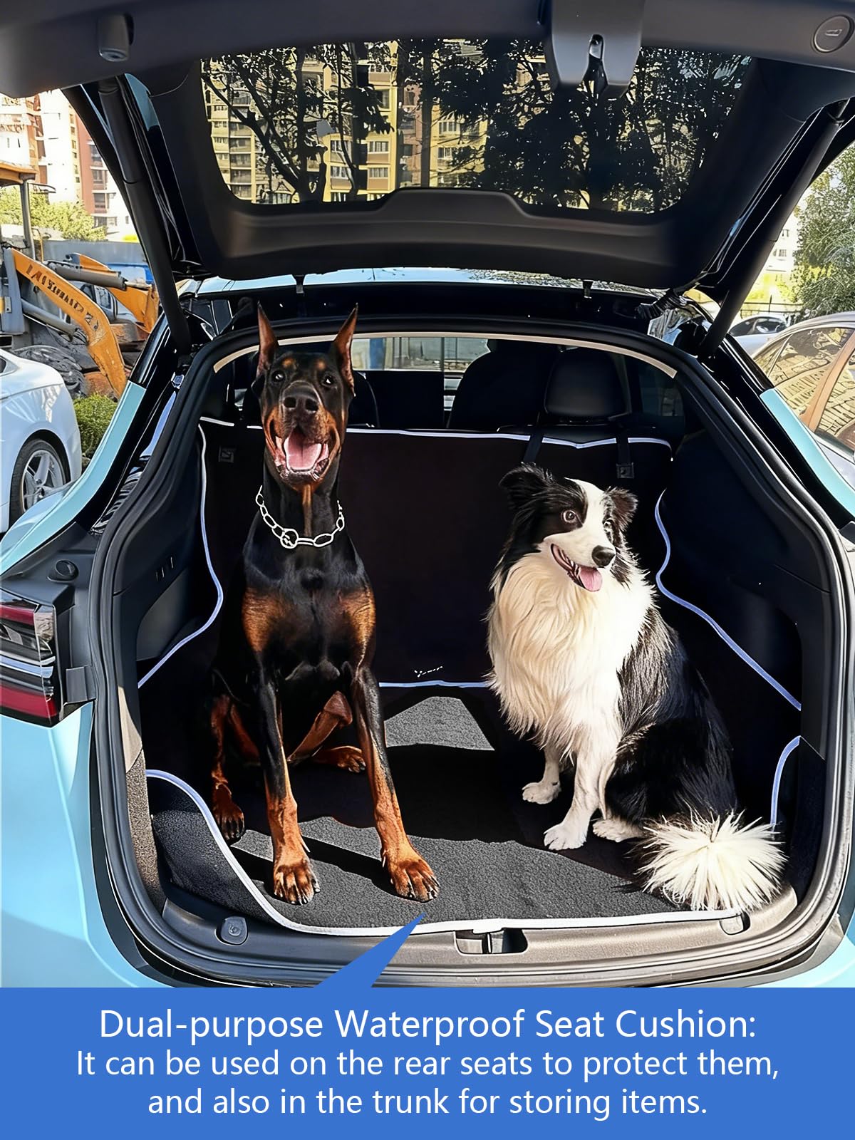 1160g Heavy Duty Towel Car Seat Cover, Sweatproof Absorbent Microfiber Rear Seat Protector for Gym Beach Athletes, Universal Fit Waterproof Back Seat Mat for Sedans SUV Minivans(Black, 1PC)