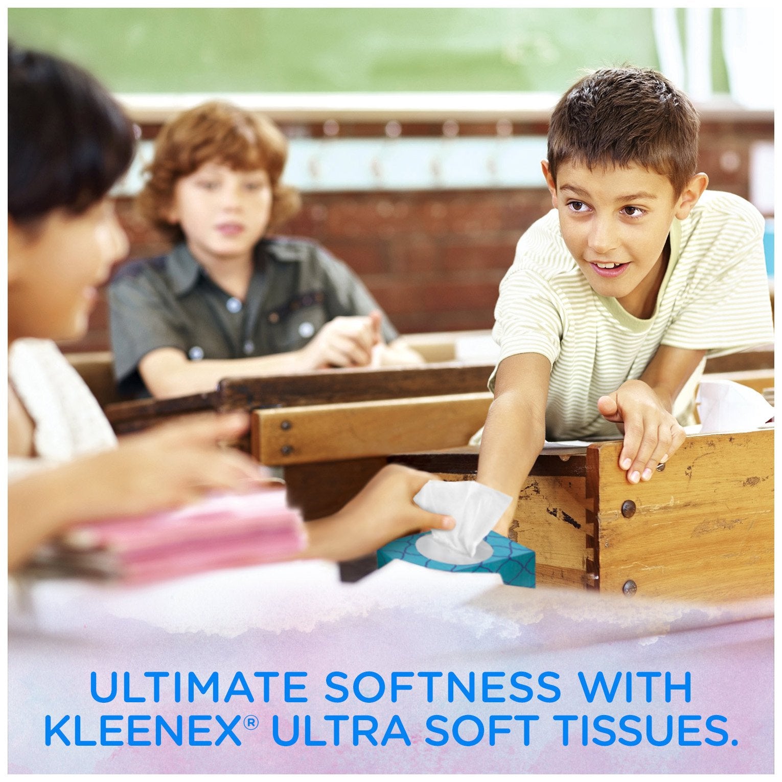 Kleenex Ultra Soft Facial Tissues, 3 Flat Boxes, 120 Tissues per Box, 3-Ply (360 Total), Packaging May Vary
