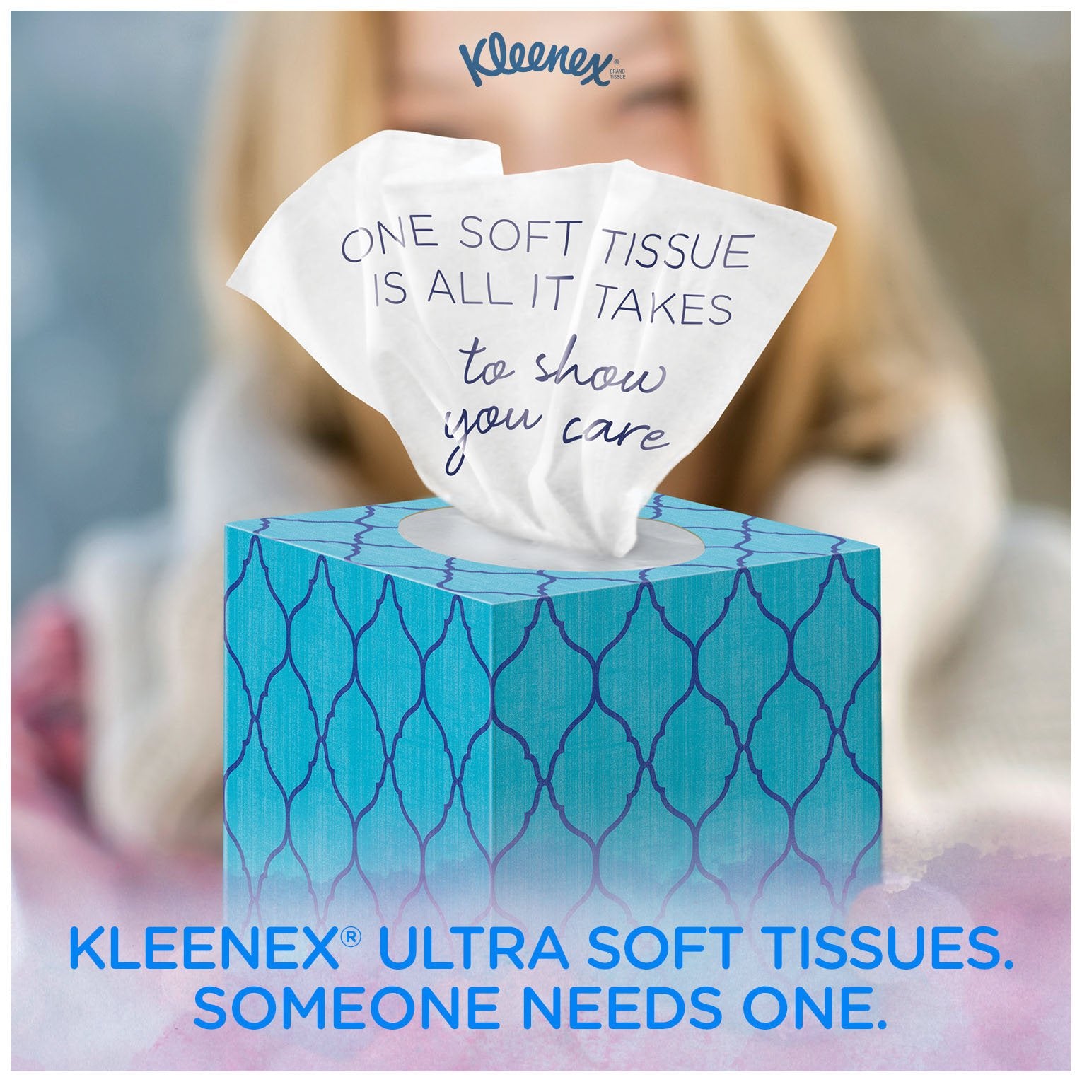 Kleenex Ultra Soft Facial Tissues, 3 Flat Boxes, 120 Tissues per Box, 3-Ply (360 Total), Packaging May Vary