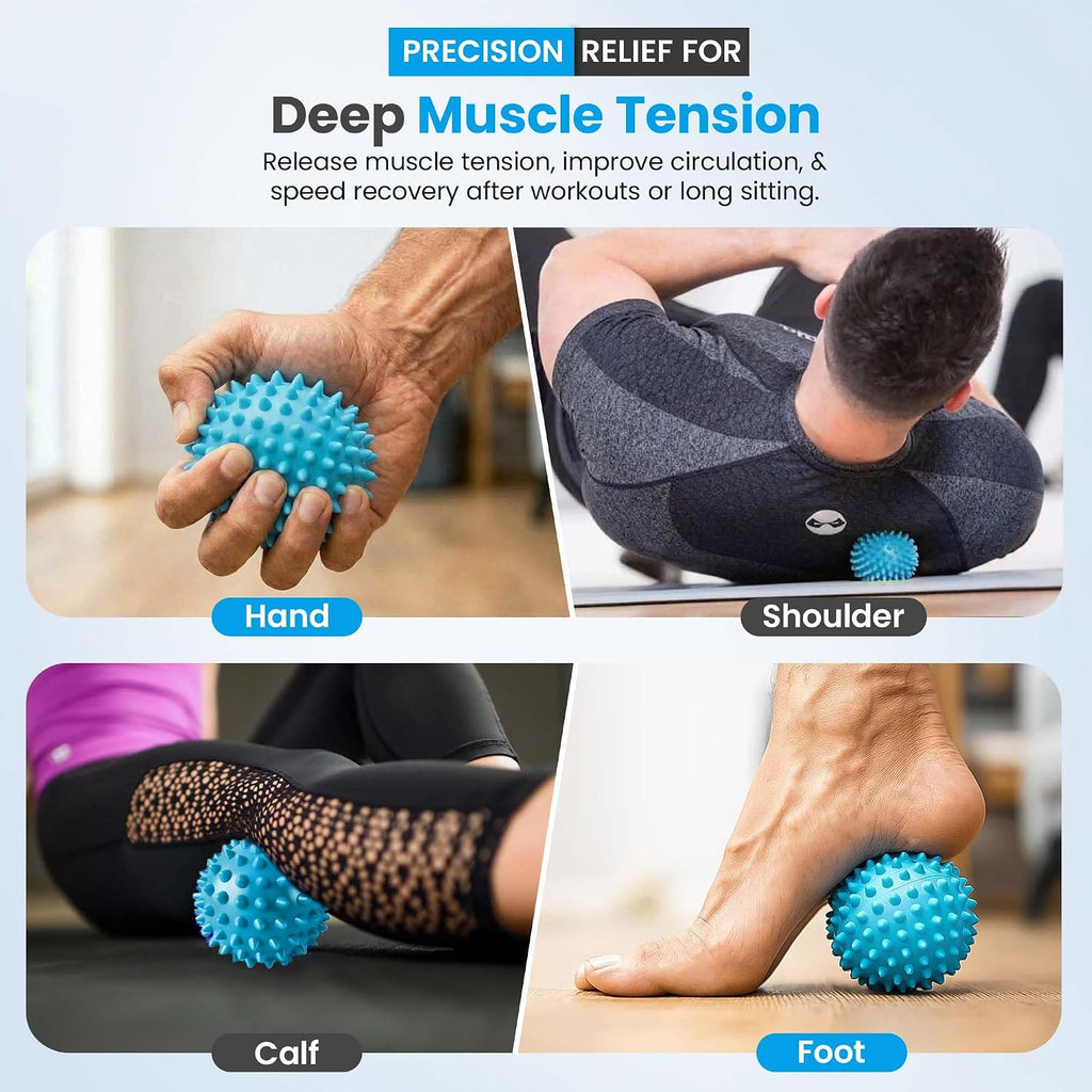 Spine Decompression Back Stretcher with Massage Ball - 3 Level Adjustable Back Cracker Board for Lower Back Comfort - Posture Support and Scoliosis Aid for Home, Office & Gym