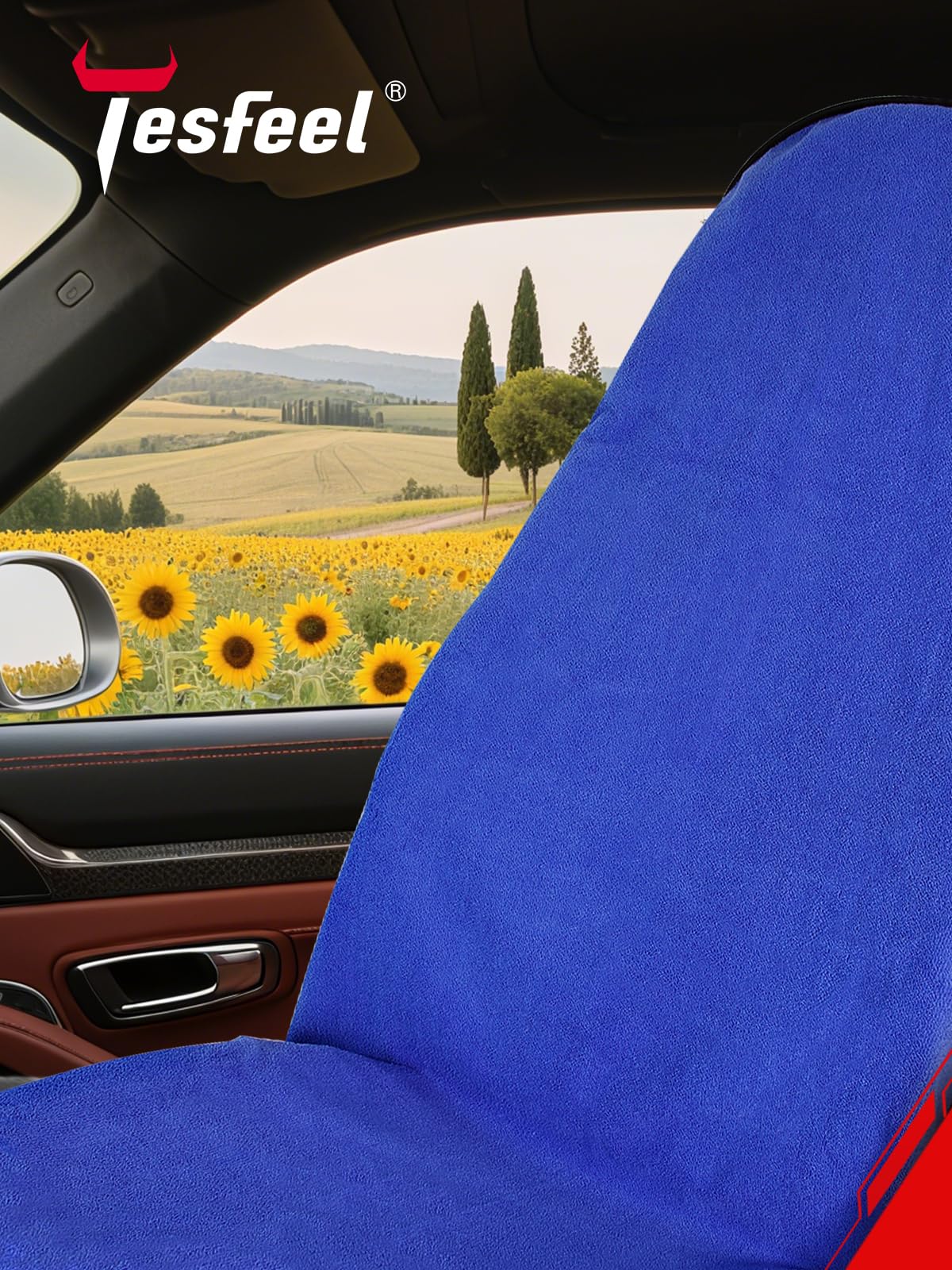 1160g Heavy Duty Towel Car Seat Cover, Sweatproof Absorbent Microfiber Rear Seat Protector for Gym Beach Athletes, Universal Fit Waterproof Back Seat Mat for Sedans SUV Minivans(Black, 1PC)