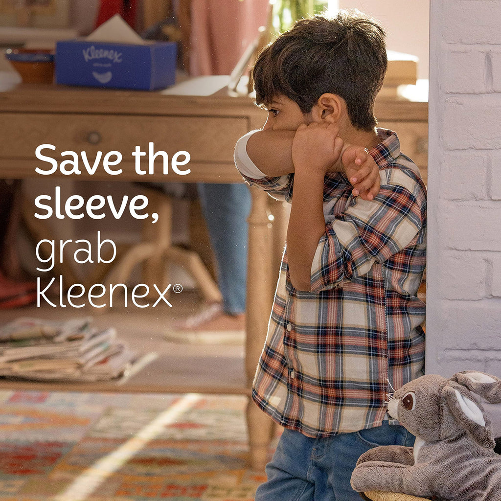Kleenex Ultra Soft Facial Tissues, 3 Flat Boxes, 120 Tissues per Box, 3-Ply (360 Total), Packaging May Vary