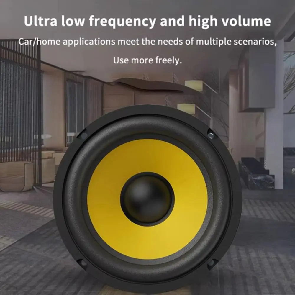 5/6/8/10 Inch Car Bass Speaker HiFi Music Full Range Frequency Coaxial Subwoofer Audio Speakers Universal DIY Car Subwoofer