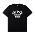 Gretsch Electric Guitar Instrument Peripheral T-shirt Short Sleeve Rock Band Lead Singer Practice Costume Casual T-shirt