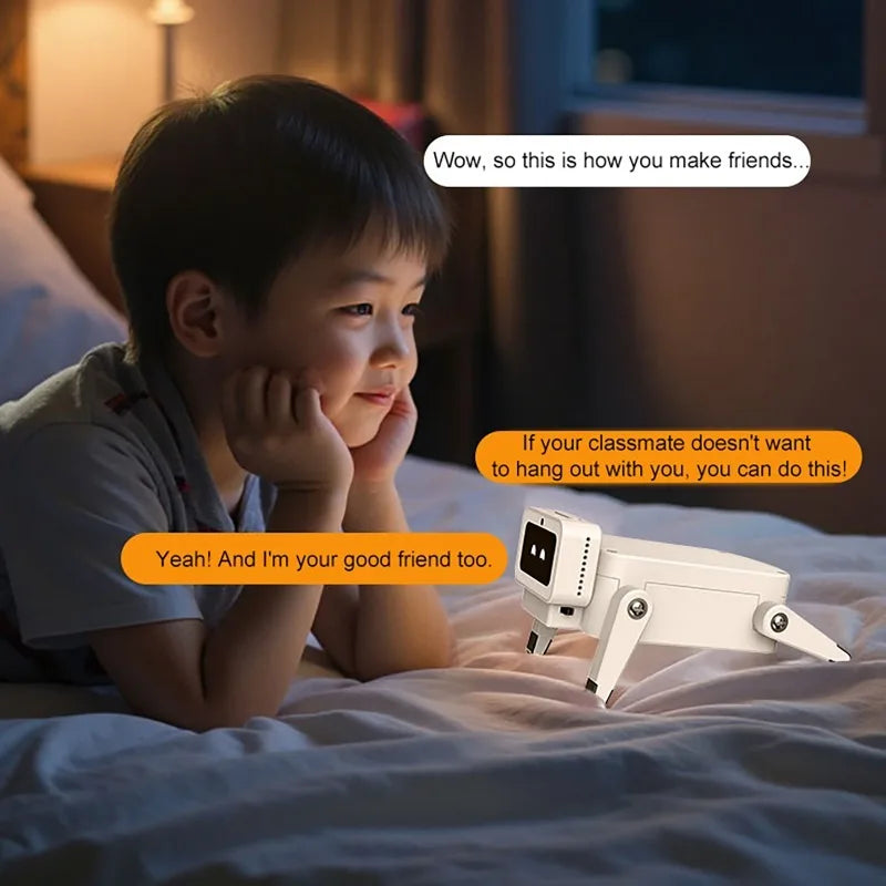 Xiaozhi AI Robot Pet for Kids,Voice-Control Robot Puppy,Man-machine Mutual Communication and Companionship,3D Printing Products
