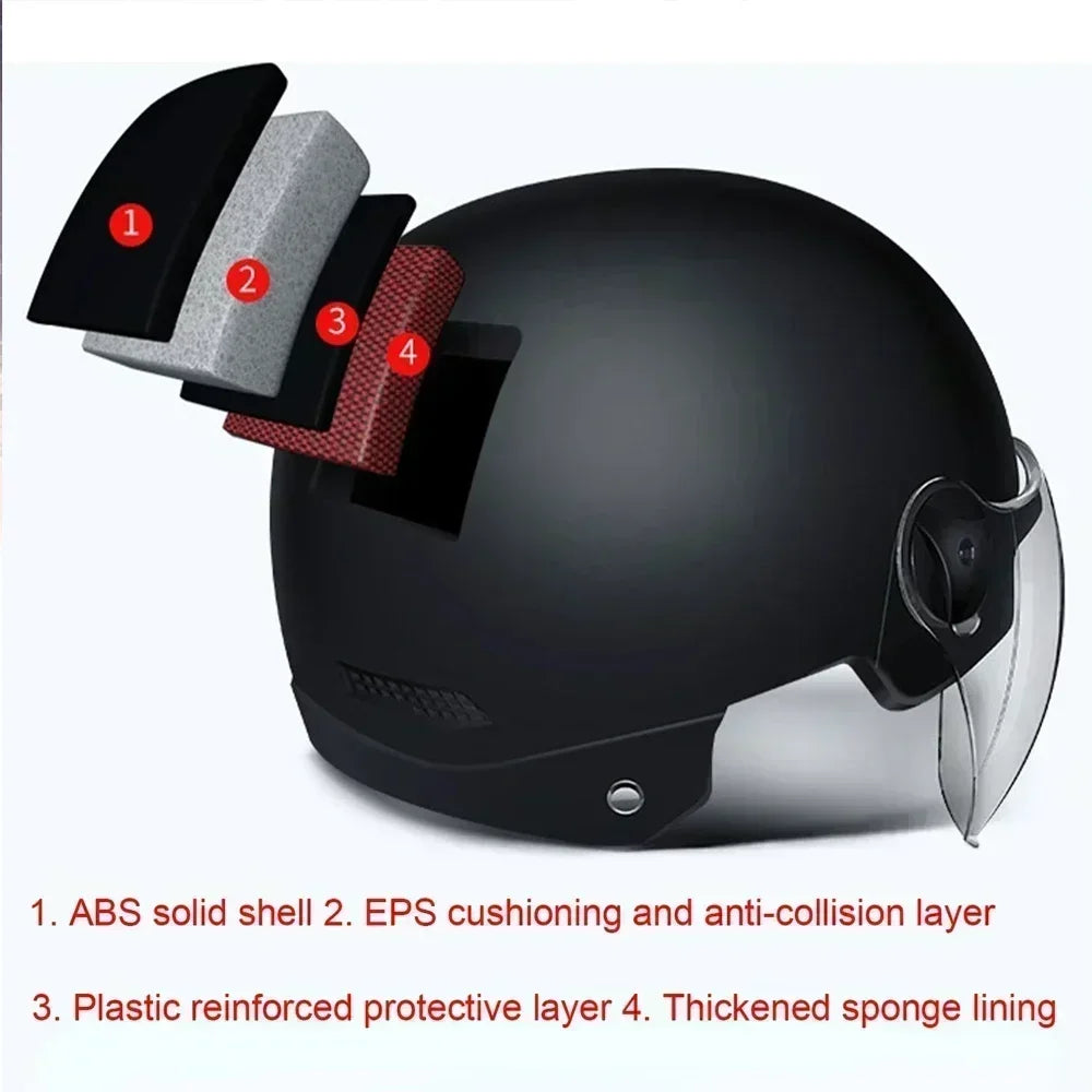 Adjustable Bike Helmet High Strength for Cycling E-Bike Scooter Urban Commute Breathable