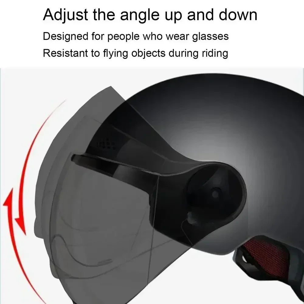 Adjustable Bike Helmet High Strength for Cycling E-Bike Scooter Urban Commute Breathable