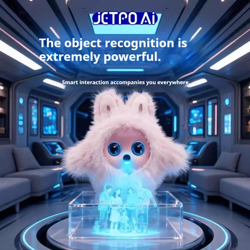 AI Desktop Pet Robot Companion Parent-Child Interaction,Intelligent Dialogue Capabilities Voice-Controlled Plush Toy.