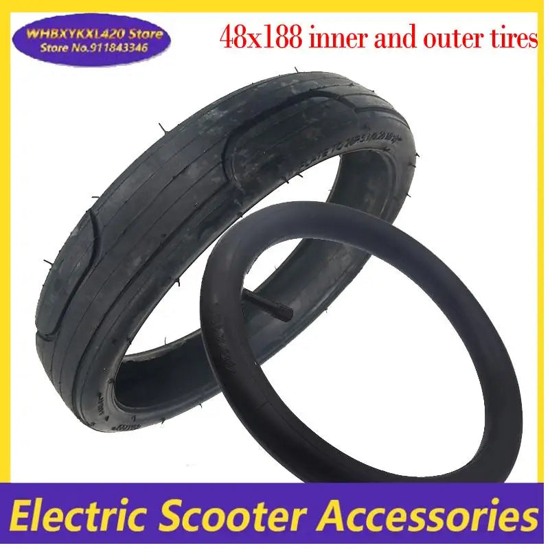 9-inch 48x188 inner tube outer tire, suitable for handcart tires, durable and not easily deformed