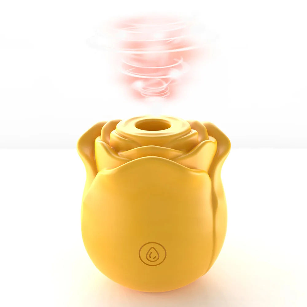 1PC Rose Flower 2 In 1 Vibrator Sucking Beating Nipple Clitoral Stimulator Powerful G-spot Vaginal Vibrator Sex Toys for Women