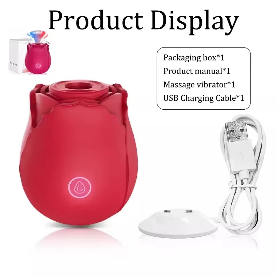 Powerful Sucking Vibrator for Women Vacuum Clitoris Stimulator Female Oral Nipple Clit Sucker Vibrating Adults Sex Rose Toys 18+