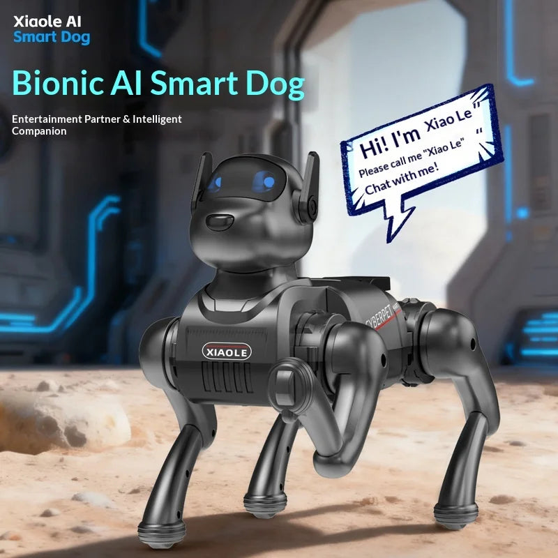 2026 New AI Smart Robot Dog Bionic Interactive Electronic Pet Toy Can Talk Sing Dance Kids Educational Companion Playmate