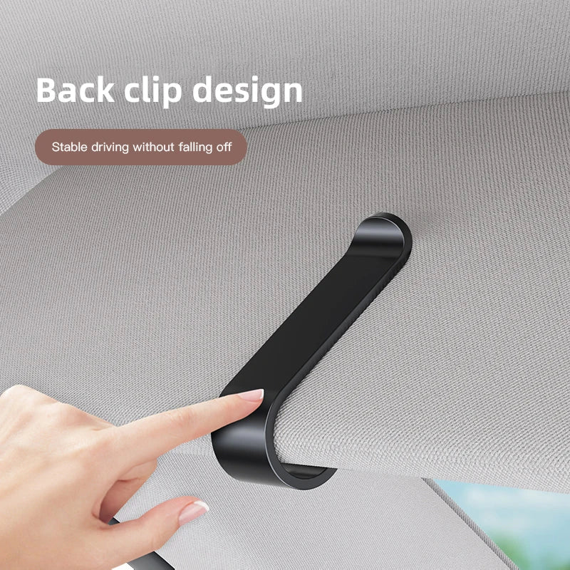 Car Sun Visor Glasses Clip For BYD Atto E6 Tang F3 Song F3R Qing Yuan I3 S7 Mirror Style Sunglasses Holder Frame Car Gadgets ﻿ ﻿