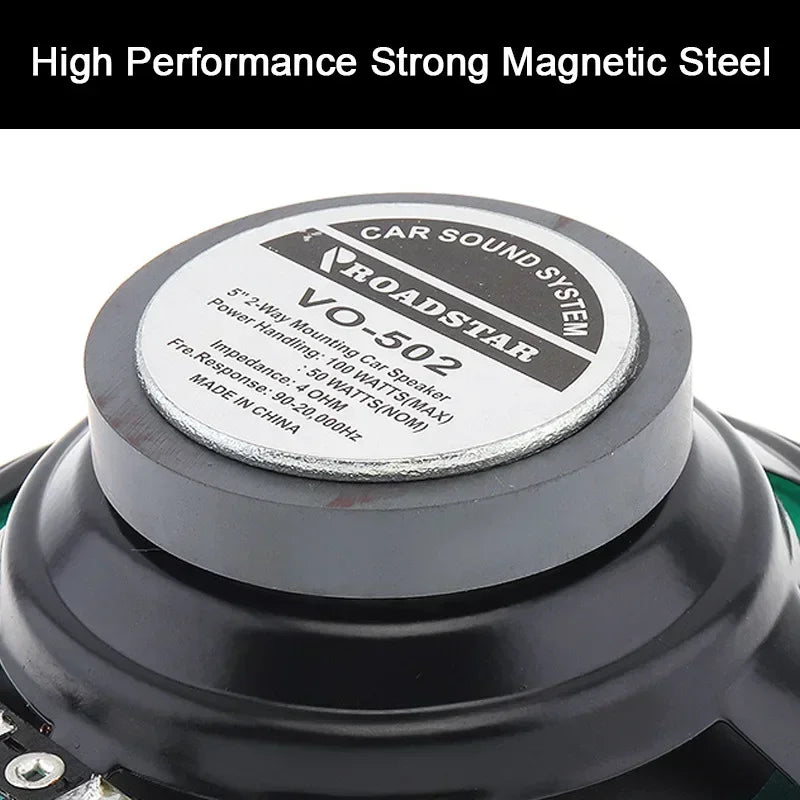 4/5/6.5 Inch Universal Car Coaxial Speakers HiFi Automotive Audio Full Range Frequency Subwoofer Enhanced Car Stereo Sound