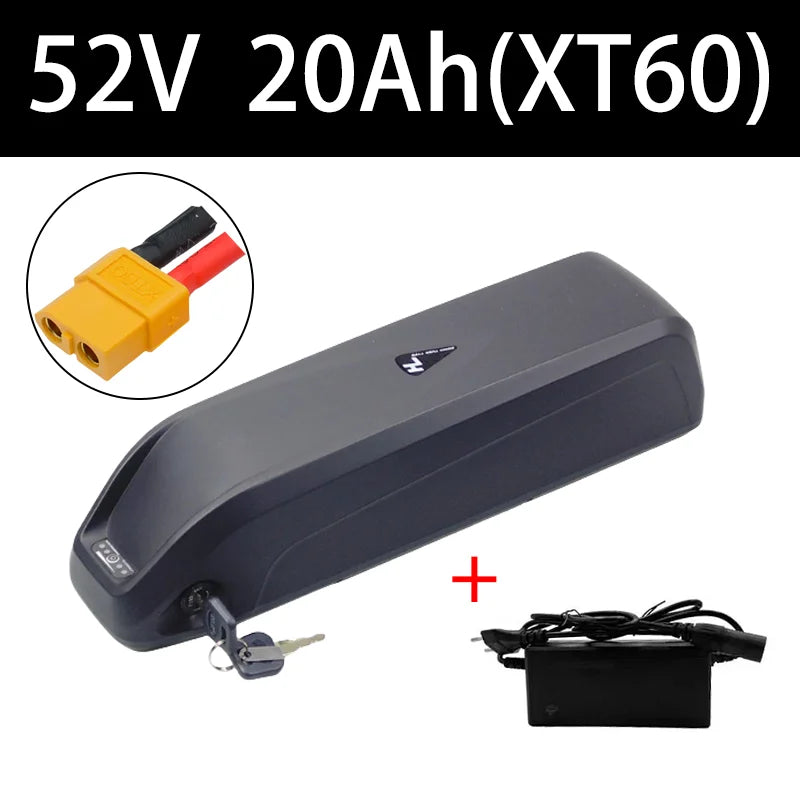 🔋36V 48V 52V For Motor Electric Mountain Bike Hailong Battery With BMS 20Ah 30Ah,for Bafang BBS02 BBS03 BBSHD 750W 1000W Ebike#