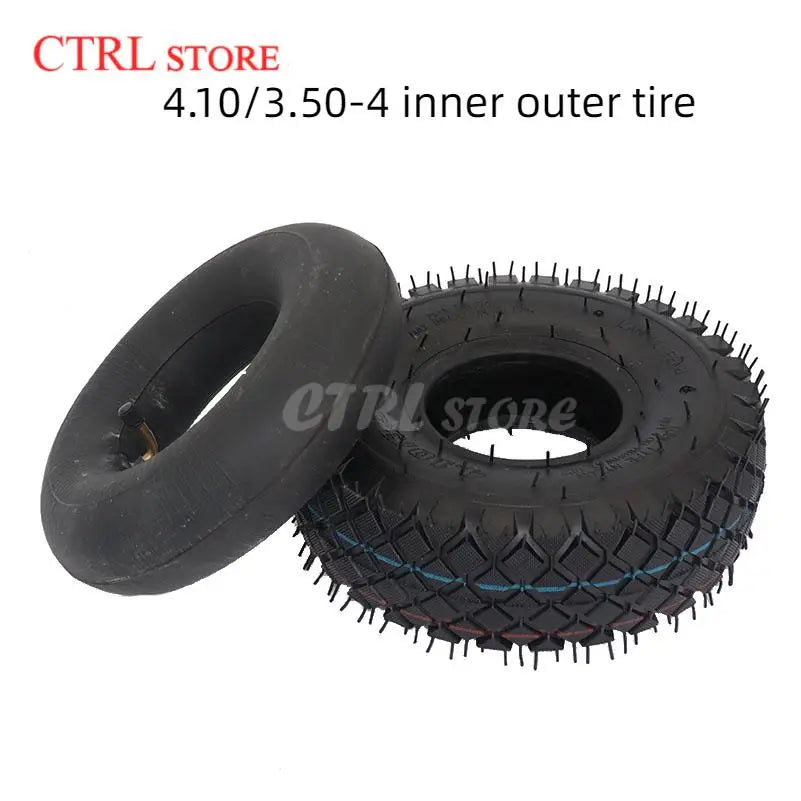 4.10/3.50-4 Tires 4.10-4 3.50-4 Tyre And Inner Tube for Electric Tricycle, Trolley,Electric Scooter,warehouse Car Tire Parts