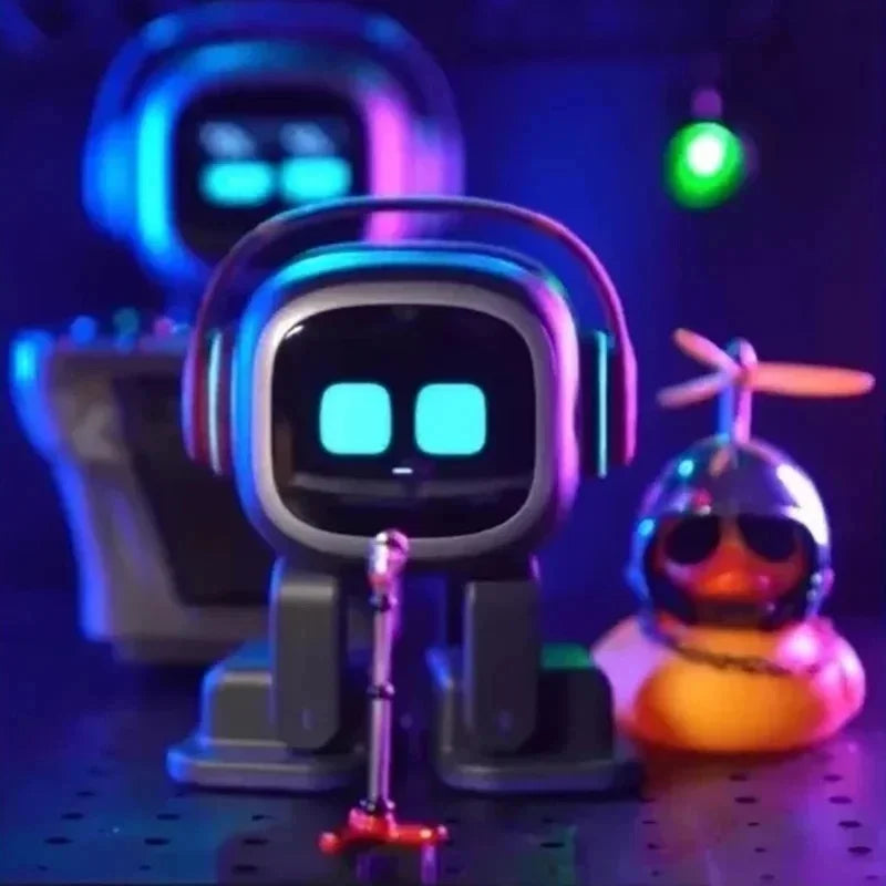 AI EMO Smart Companion Robot Toy with Voice Recognition for Emotional Communication Electronic Pet for Kids And Adults New