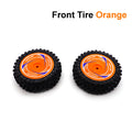 Rubber Front and Rear Wheel Tires Hub Non-Slip/Wear-Resistant Part For 1/14 1/12 WLtoys 144001 144010 124018 124019 RC Drift Car