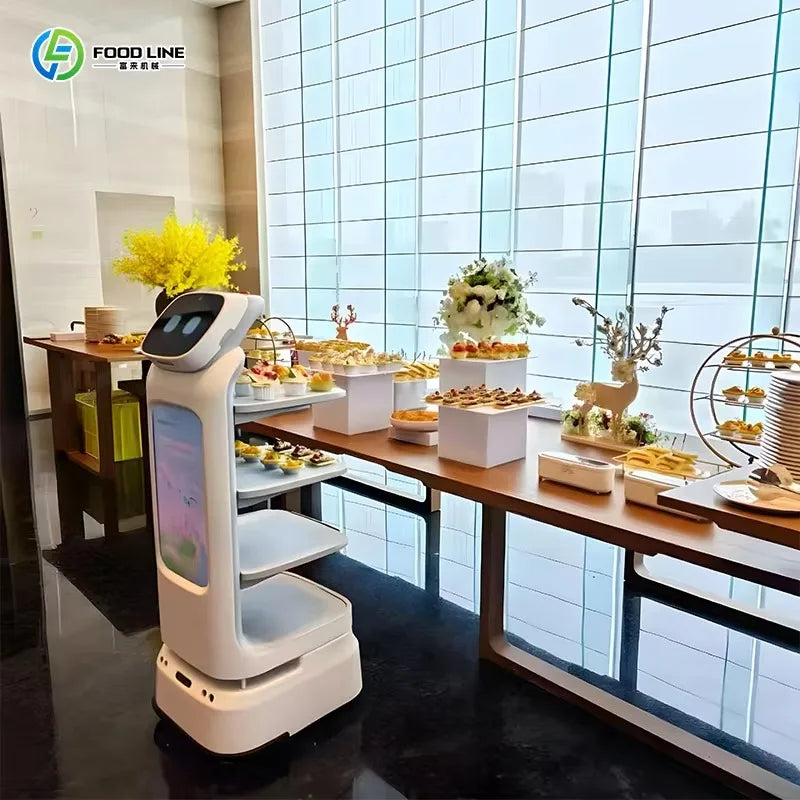 Outdoor Restaurant Food Delivery Robot Autonomous Self-Driving Service Robot