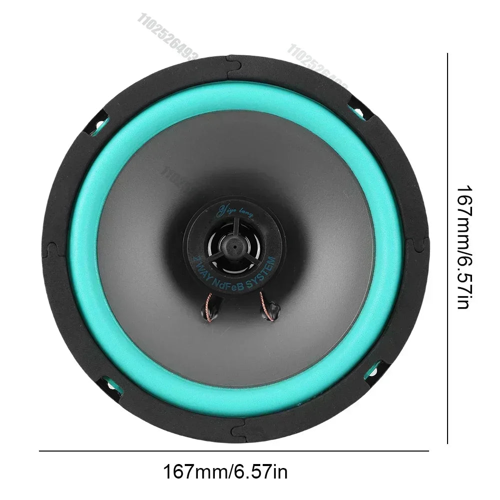 1PC 4/5/6 Inch Car Speakers  HiFi Coaxial Subwoofer Universal Automotive Audio Music Full Range Car Stereo Speaker
