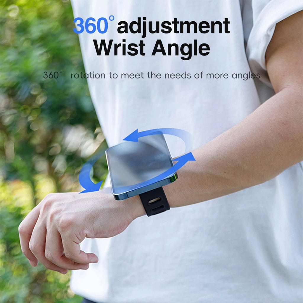 For Magsafe Magnetic Wrist Band Holder Two-Sided Magnet Mobile Phone Holder for Magsafe Iphone Accessories Sports