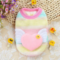 Cute Print Tea Cup Dog Sweater Winter Warm Fleece Pet Clothes for Small Dogs Teddy Chihuahua Puppy Pullovers Mascotas Clothing