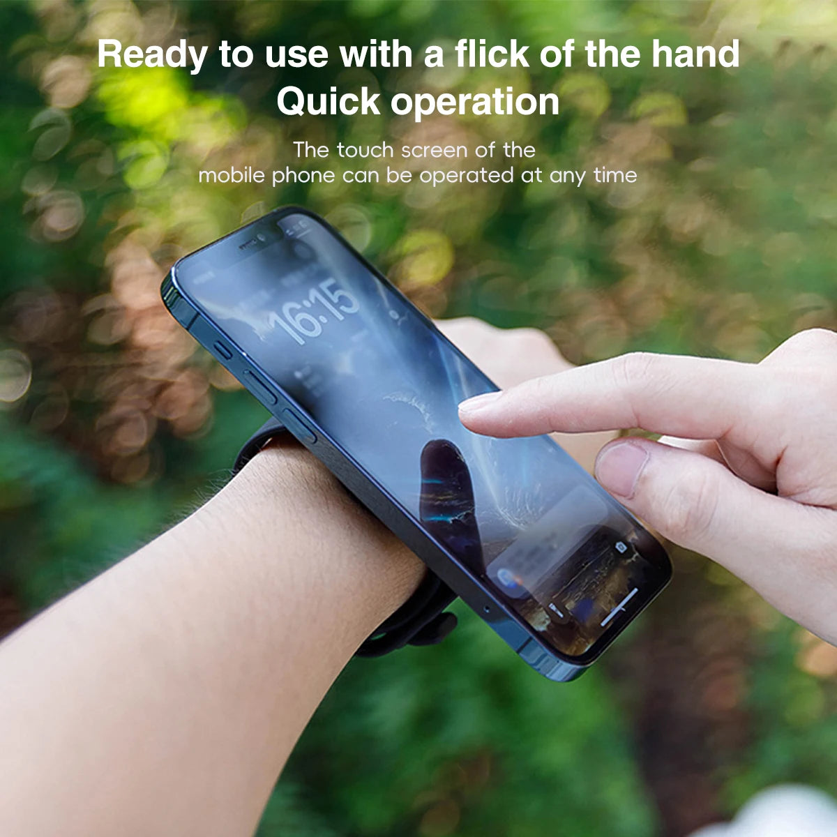 For Magsafe Magnetic Wrist Band Holder Two-Sided Magnet Mobile Phone Holder for Magsafe Iphone Accessories Sports