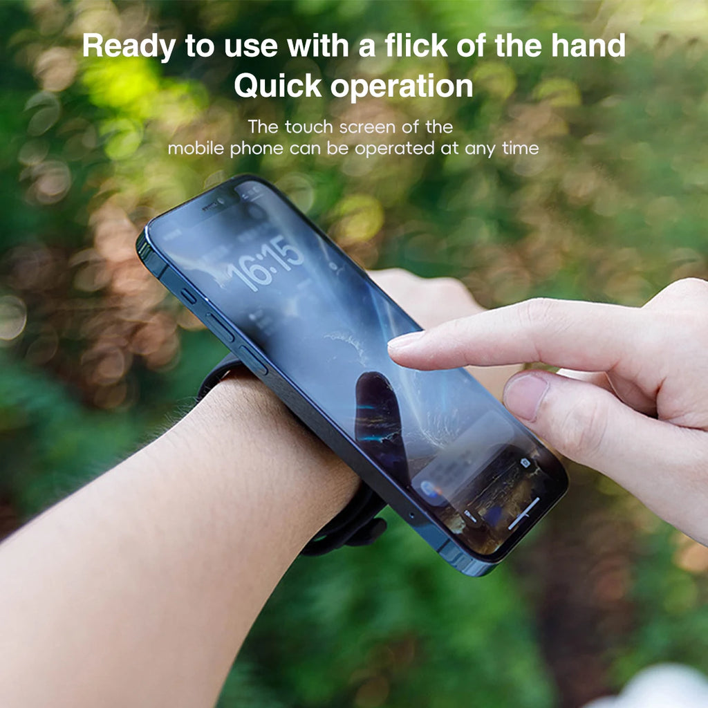 For Magsafe Magnetic Wrist Band Holder Two-Sided Magnet Mobile Phone Holder for Magsafe Iphone Accessories Sports