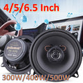 4/5/6.5 Inch HiFi Coaxial Subwoofer Car Automobile Audio HiFi Music Full Frequency Car Stereo Speaker 300W 400W 500W Car Speaker
